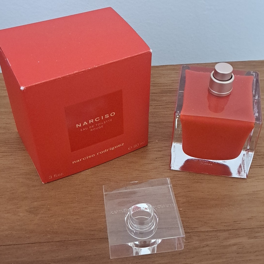 3 FL Oz Narciso Rodriguez Narciso Eau de Toilette Rouge Red Perfume Bottle - Picture 7 of 7